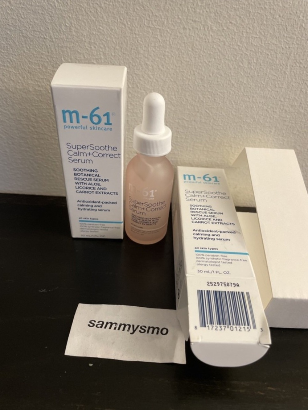 M-61 Powerful Skincare SuperSoothe Calm Correct Serum 1 oz / 30 ml x2